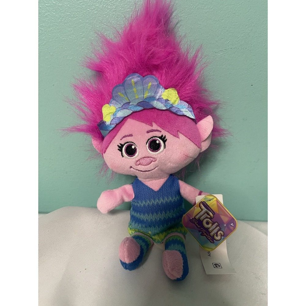 Trolls Poppy Plush Doll Hasbro Dreamworks‎ Pink Stuffed Toy 6" New Bin T